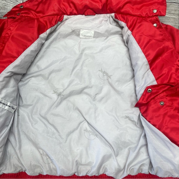 Vintage 1980s Bogner Women's Goose Down Ski Jacket Size 8 Red Made in USA. - Picture 8 of 13